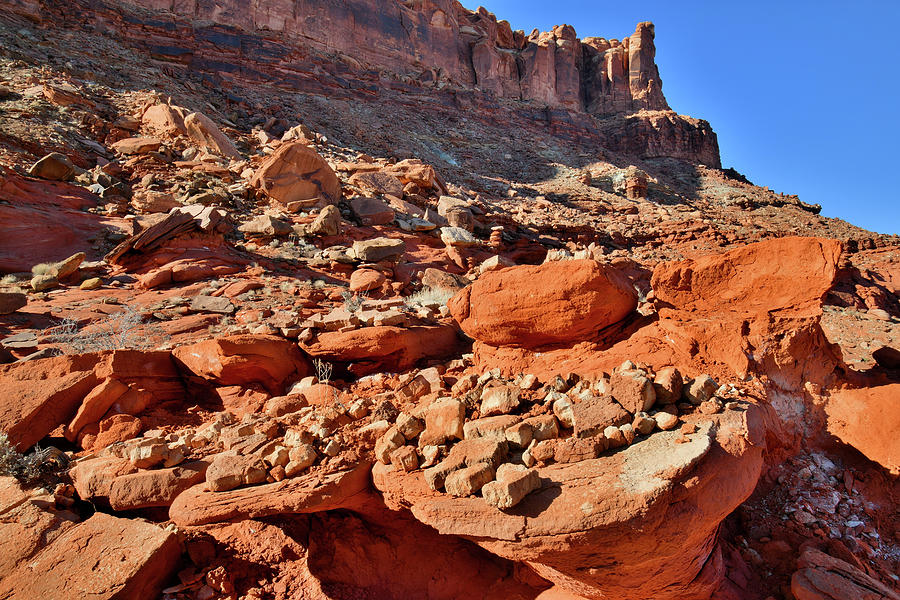 Colorful Utah Hillside near Moab Photograph by Ray Mathis
