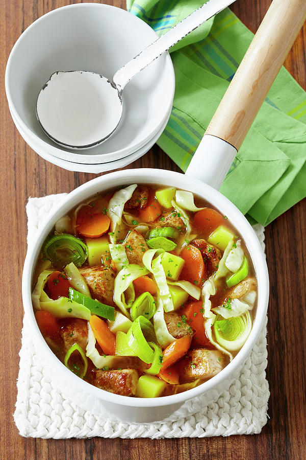 Colorful Vegetable Stew With Meat Photograph by Sven C. Raben