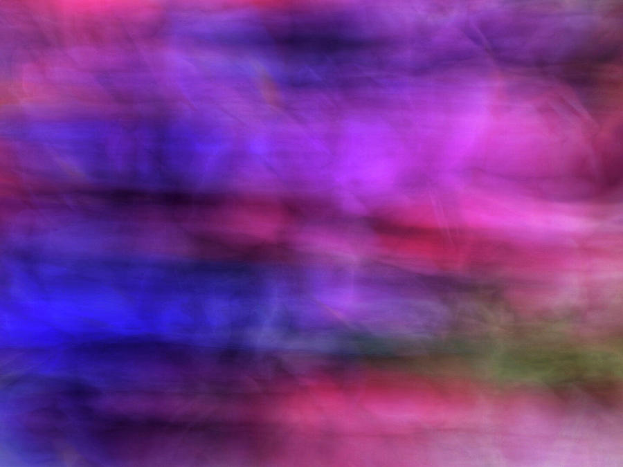 Colorful watercolor abstract art with pinks purples and greens Photograph by Teri Virbickis