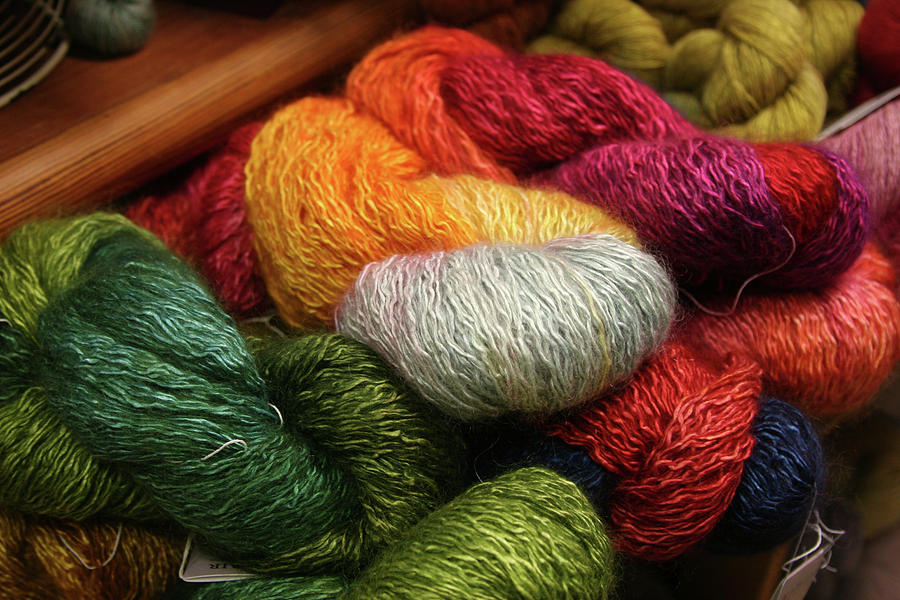 Colorful Yarns Photograph by Shelly C. Norton