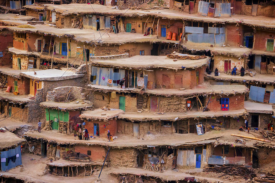 Village Photograph - Colorfull Village by Mahshad Razavi