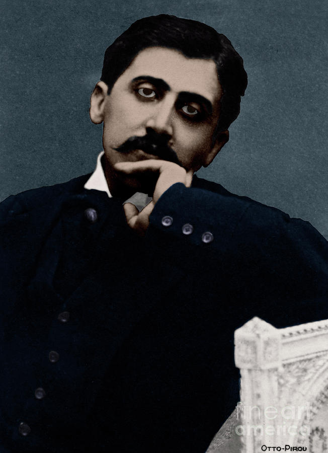 Colorized portrait of Proust Photograph by French School