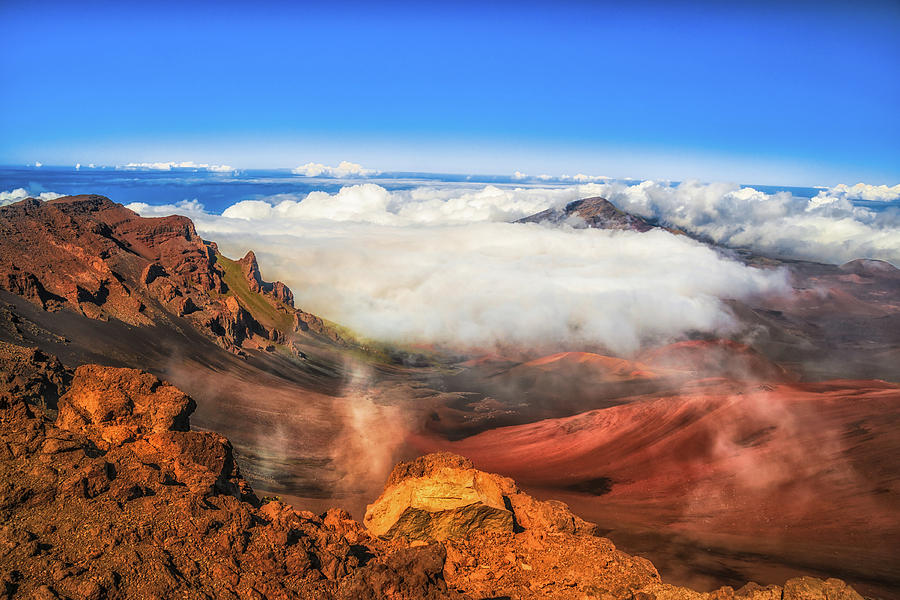 Haleakala Photograph - Colors And Clouds by Fernando Margolles Haleakala Photograph - Colors And Clouds by Fernando Margolles