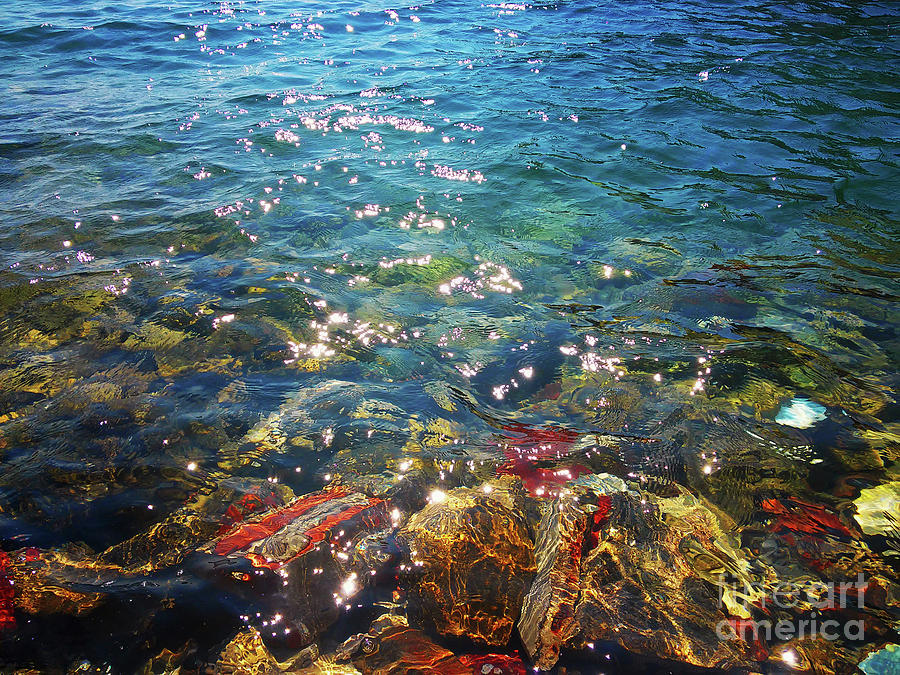 Colors And Ripples Adriatic Sea Croatia Photograph by Jasna Dragun