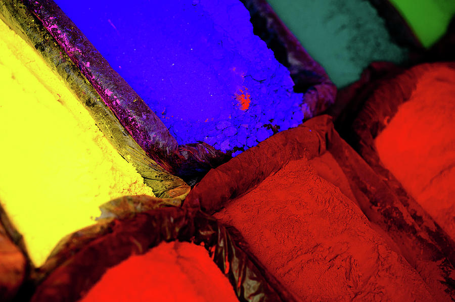 Colors For Sale In Kathmandu Photograph by Arti Agarwal Colors For Sale In Kathmandu Photograph by Arti Agarwal