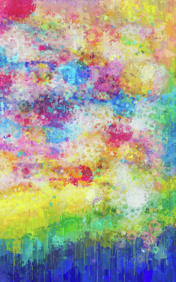 Colors in Dreams - 01 Painting by AM FineArtPrints