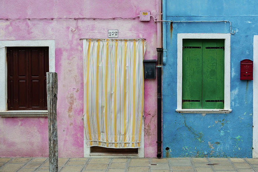 Colors of Burano Italy #3 Photograph by Melanie Alexandra Price