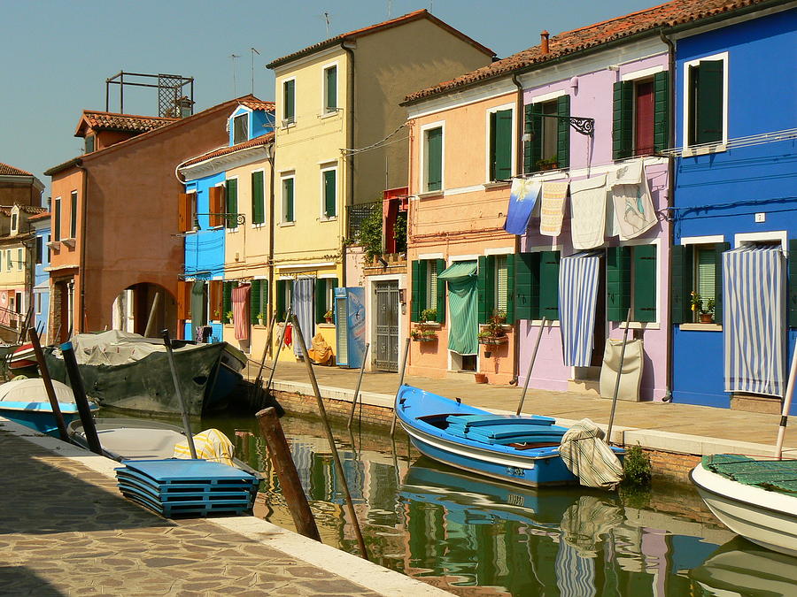 Colors Of Burano Photograph by Jolivillage