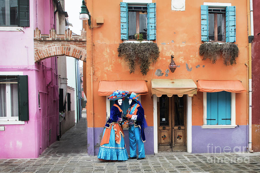Fantasy Photograph - Colors of Burano by Linda D Lester