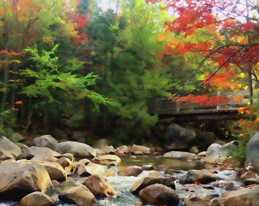 Colors of Maine - 08 Painting by AM FineArtPrints