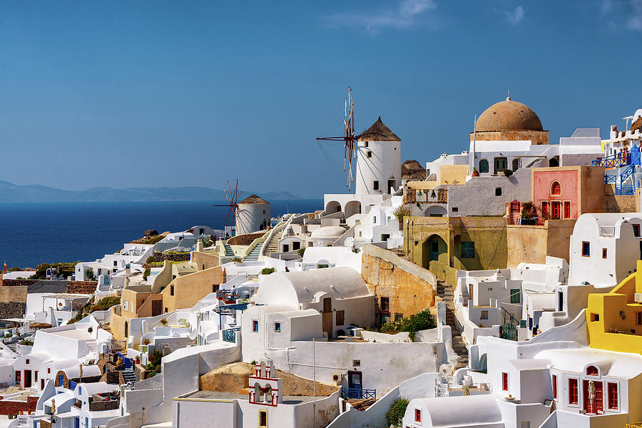 Colors of Oia Photograph by Andrei Dima - Fine Art America