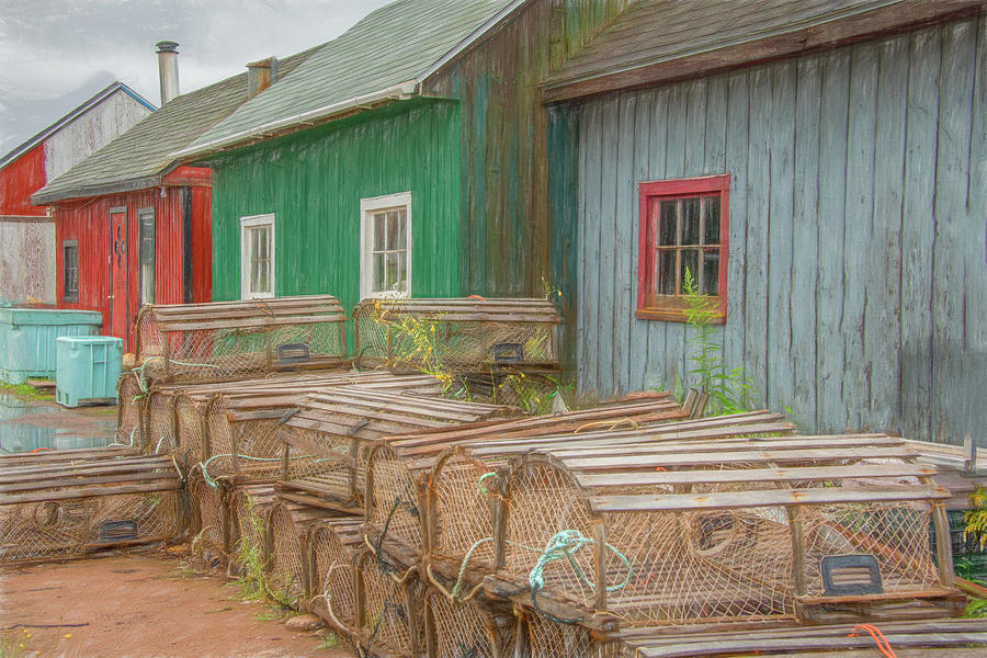 Colors of Rustico, Painterly Photograph by Marcy Wielfaert