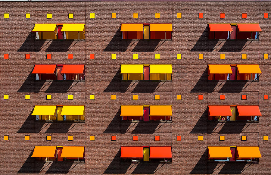 Architecture Photograph - Colors To Ease The Pain. by Harry Verschelden