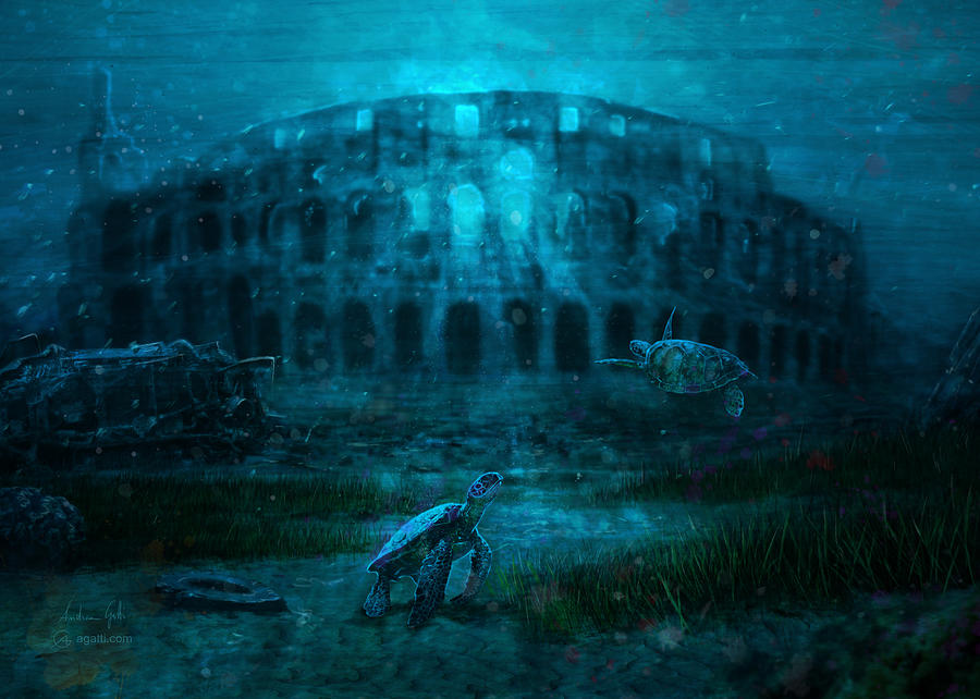 Colosseum 2010 Digital Art by Andrea Gatti