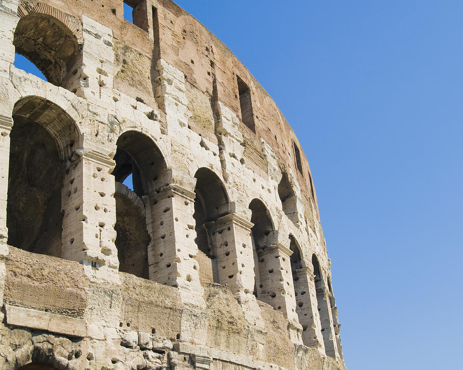 Colosseum Detail Photograph by John Harper