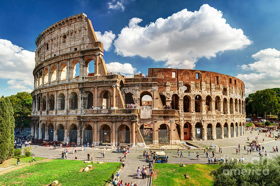 Architecture Photograph - Colosseum In Rome Italy Ancient Roman by Viacheslav Lopatin Architecture Photograph - Colosseum In Rome Italy Ancient Roman by Viacheslav Lopatin