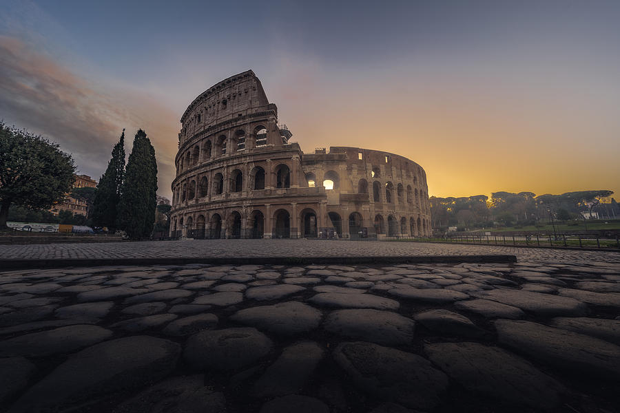 Architecture Photograph - Colosseum, Rome, Italy by Jorge Grande Sanz