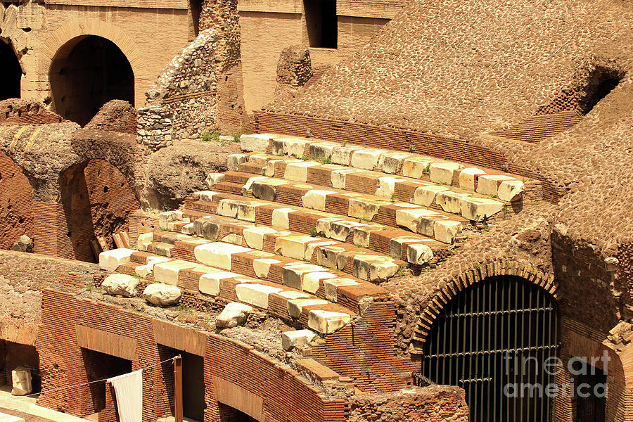 Colosseum Seating Photograph by Chris Fulton - Pixels