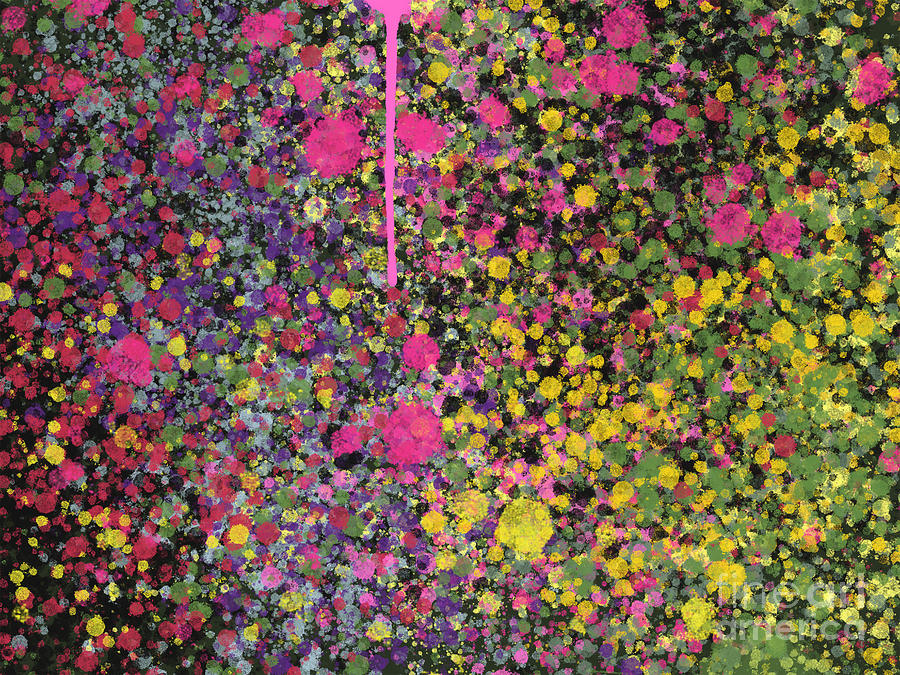 Colour Splatter Painting by Go Van Kampen