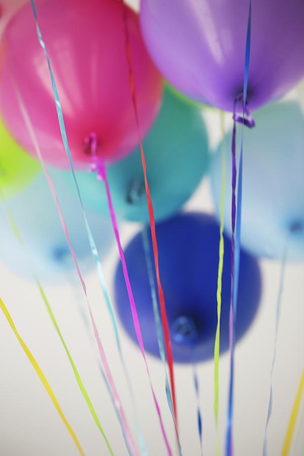Coloured Balloons Photograph by Tina Engel