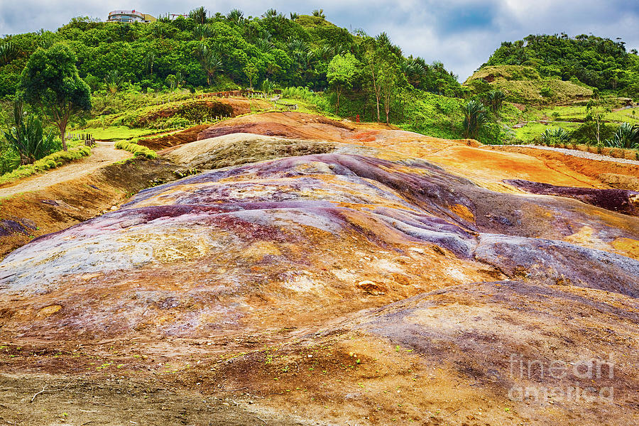 Coloured Earth. Mauritius. Photograph