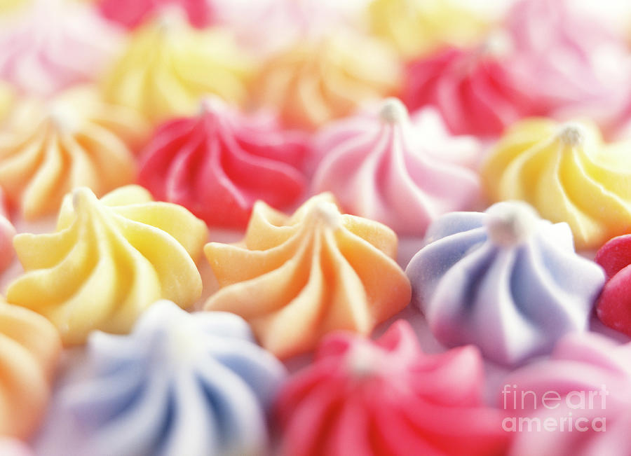 Coloured Icing Sugar Photograph by Cordelia Molloy/science Photo Library