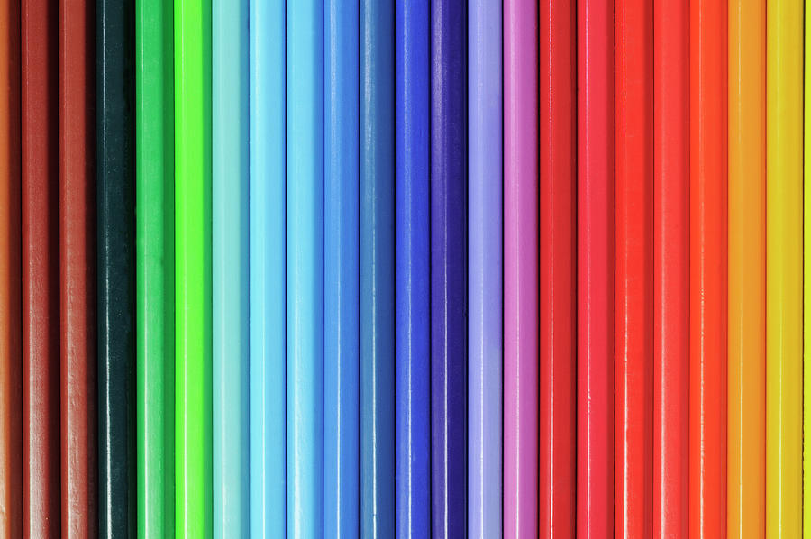 Still Life Photograph - Coloured Pencils 01 by Tom Quartermaine