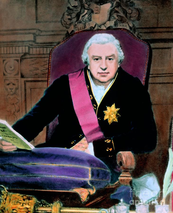 Coloured Portrait Of Sir Joseph Banks Photograph by Science Photo Library