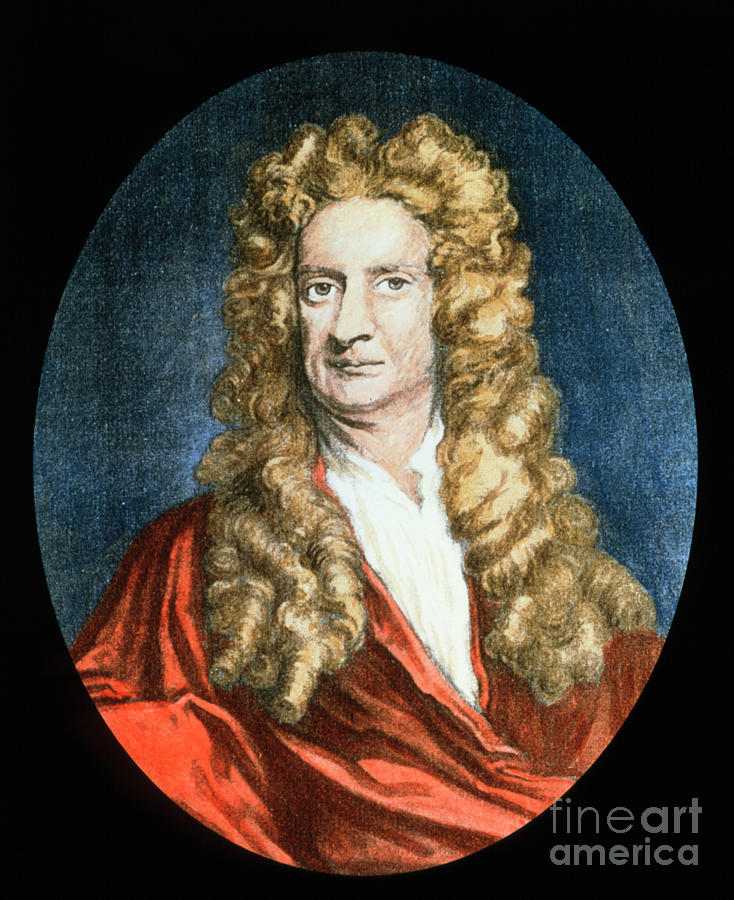 Isaac Newton Face 9790