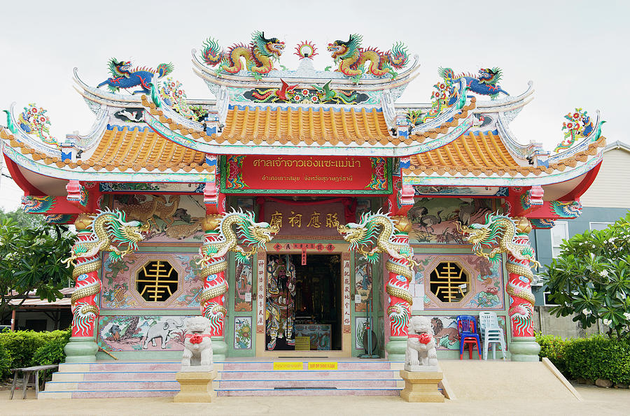 Colourful Chinese Temple Photograph by Otto Stadler