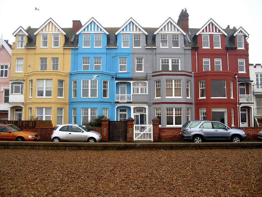 Colourful Houses In Aldeburgh Photograph by G. Merrill Colourful Houses In Aldeburgh Photograph by G. Merrill