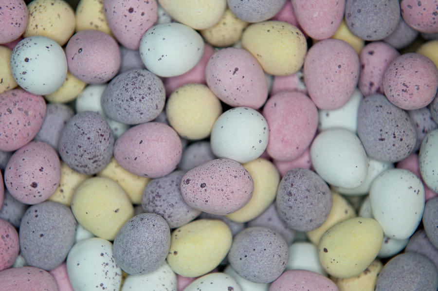 Colourful Mini Eggs ii Photograph by Helen Jackson