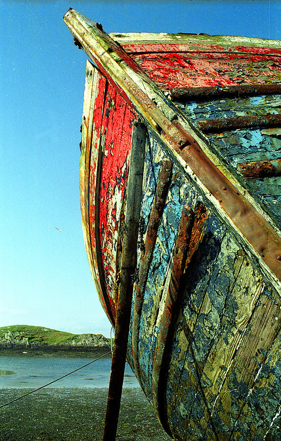 Colourful Old Boat Photograph by Leverstock