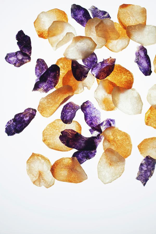 Colourful Potato Chips Photograph by Malgorzata Stepien