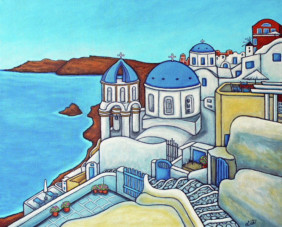 Colours of Santorini by Lisa Lorenz Colours of Santorini by Lisa Lorenz