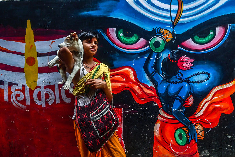 Street Photograph - Colours Of Varanasi by Deepa Das