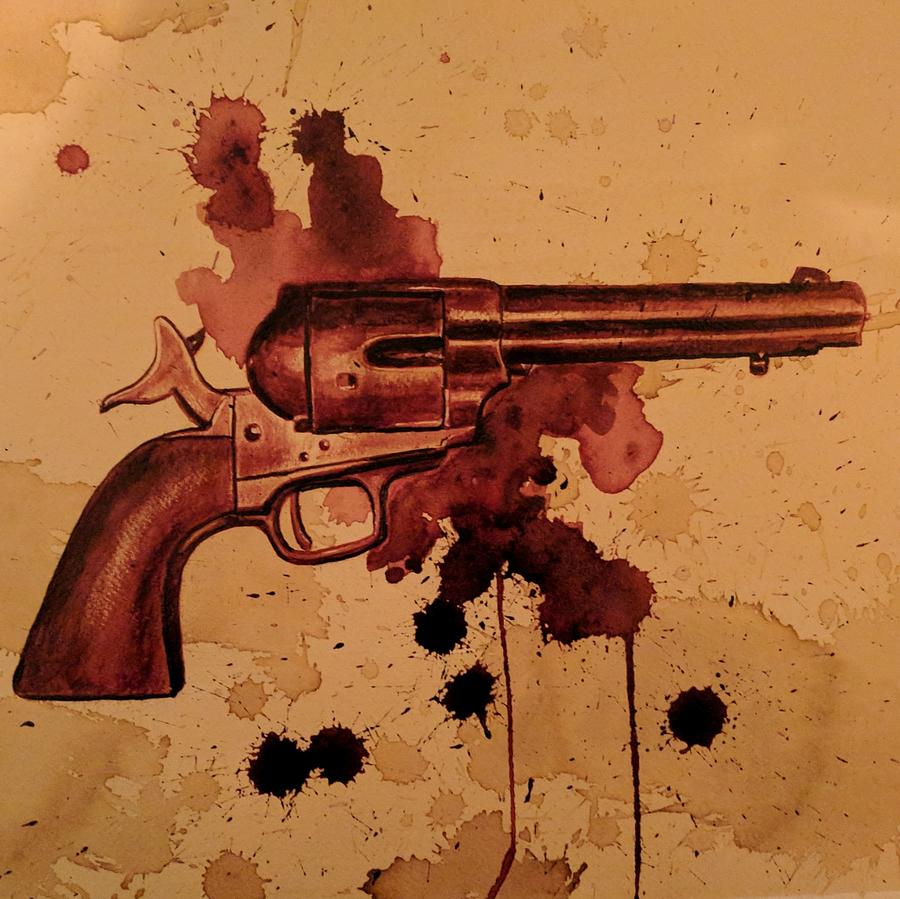 Colt 45 Painting by Ryan Almighty