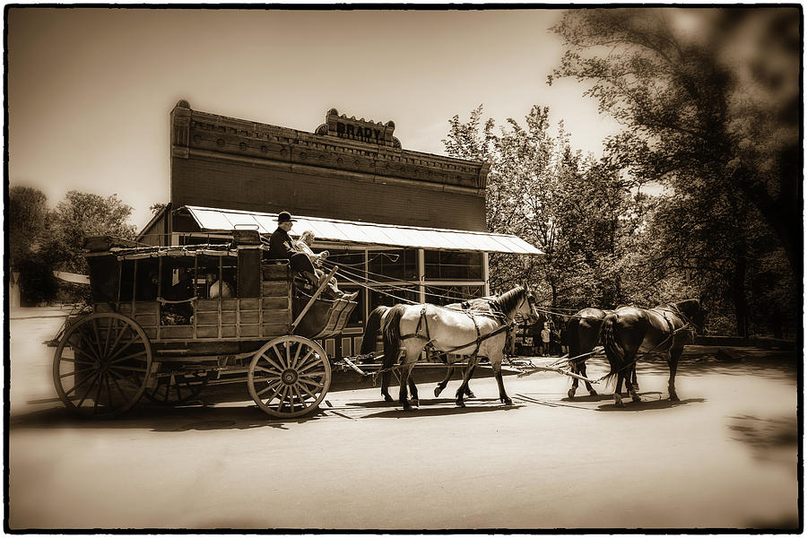 Columbia Stagecoach Ride Photograph