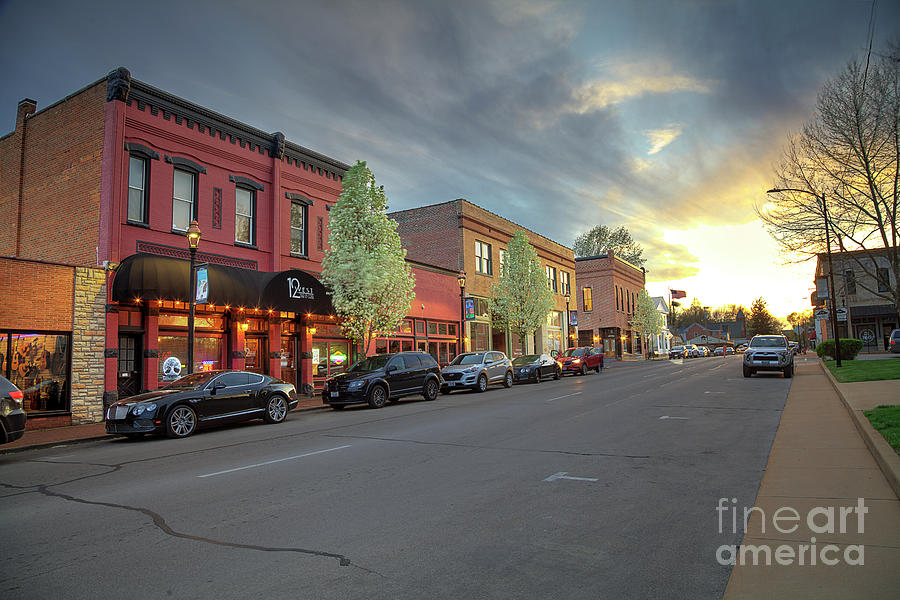 Travel Photograph - Columbia Street At Dusk 3 by Larry Braun Travel Photograph - Columbia Street At Dusk 3 by Larry Braun
