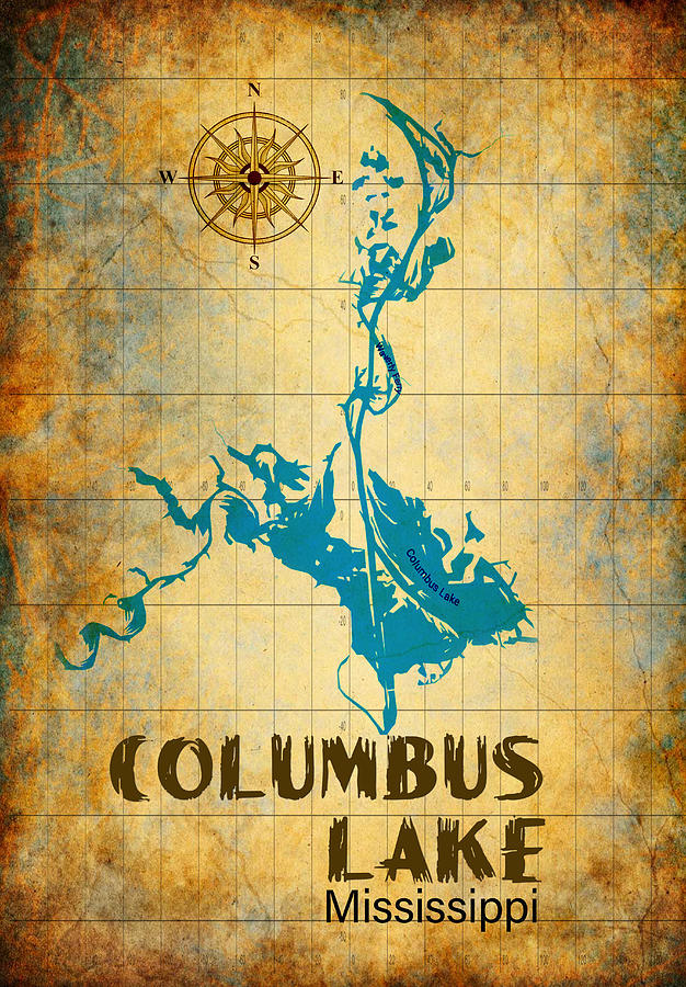 Columbus Lake Mississippi Digital Art by Greg Sharpe