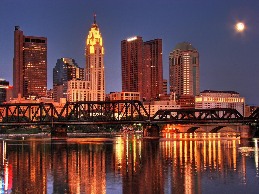 Columbus Ohio Skyline By Copyright Matt Kazmierski