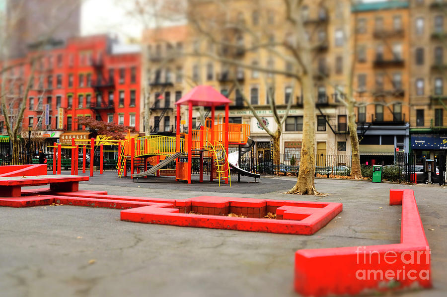 Columbus Park Colors New York City Photograph by John Rizzuto