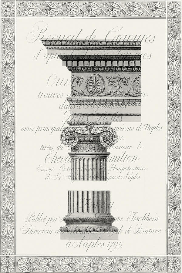 Architecture Painting - Column Overlay II by Vision Studio
