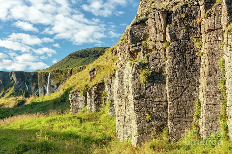 Columnar Basalt And Foss A Sidu Waterfall by Michael Szoenyi/science ...