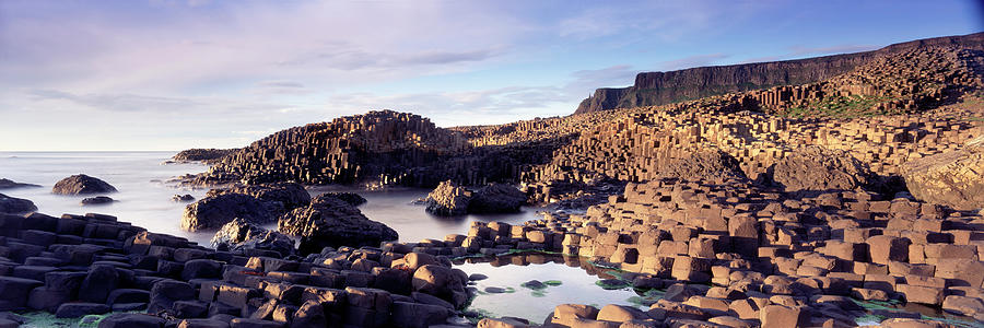 Columnar Jointing, Giants Causeway, N Photograph by Peter Adams