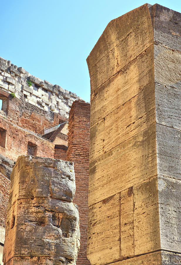 Columns Of The Colosseum  Photograph by JAMART Photography