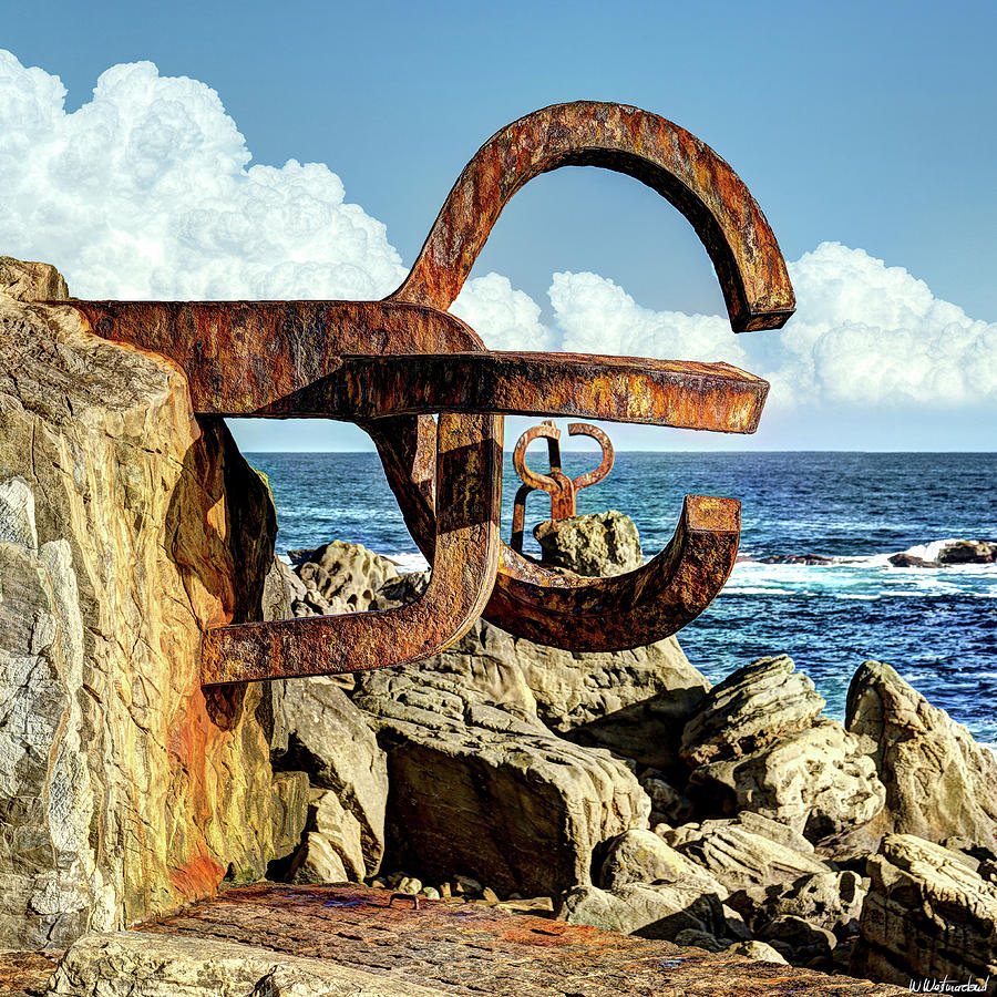 Comb of the Wind by Chillida 06 Photograph by Weston Westmoreland