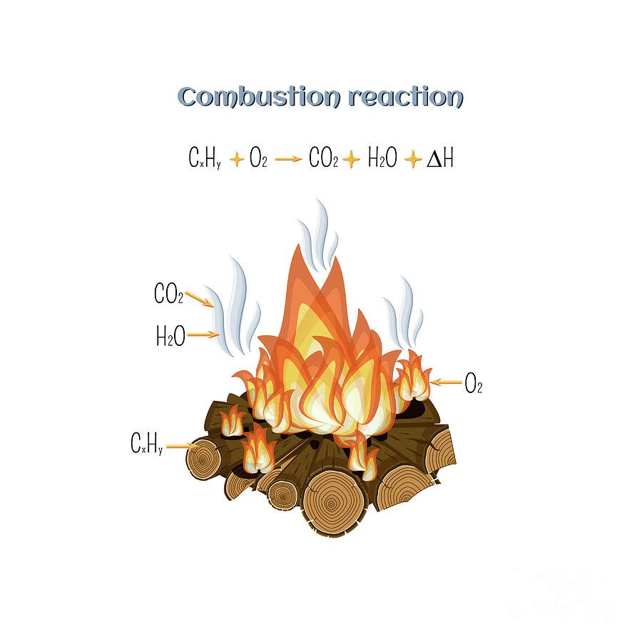 Combustion Reaction Photograph by Inna Bigun/science Photo Library