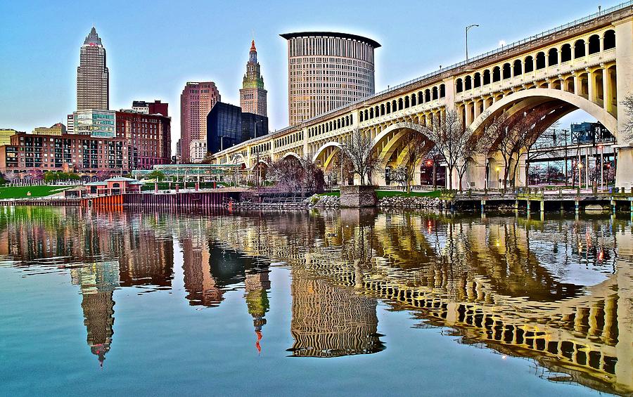 Come to Cleveland and Enjoy Photograph by Frozen in Time Fine Art Photography