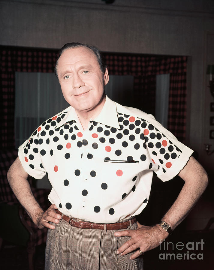 Comedian And Actor Jack Benny Standing Photograph by Bettmann